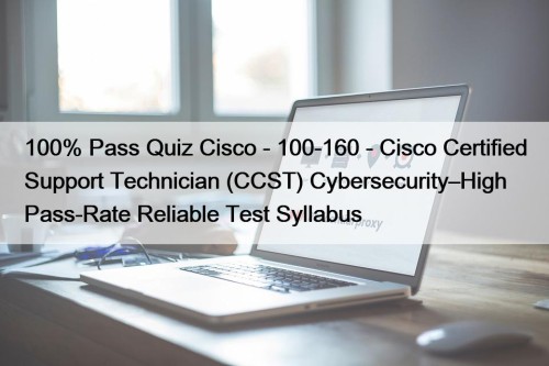 100% Pass Quiz Cisco - 100-160 - Cisco ...